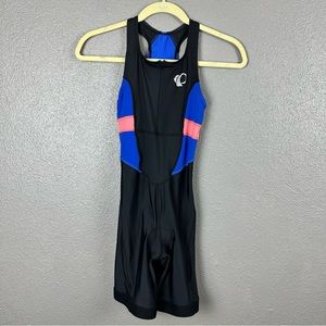 Pearl Izumi Select Tri Triathlon Suit Black/Blue/Pink Size Women’s Small Padded